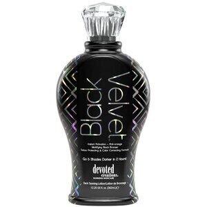 Devoted Creations Black Velvet Anti-Orange Mattifying Black Bronzer Tanning Loti